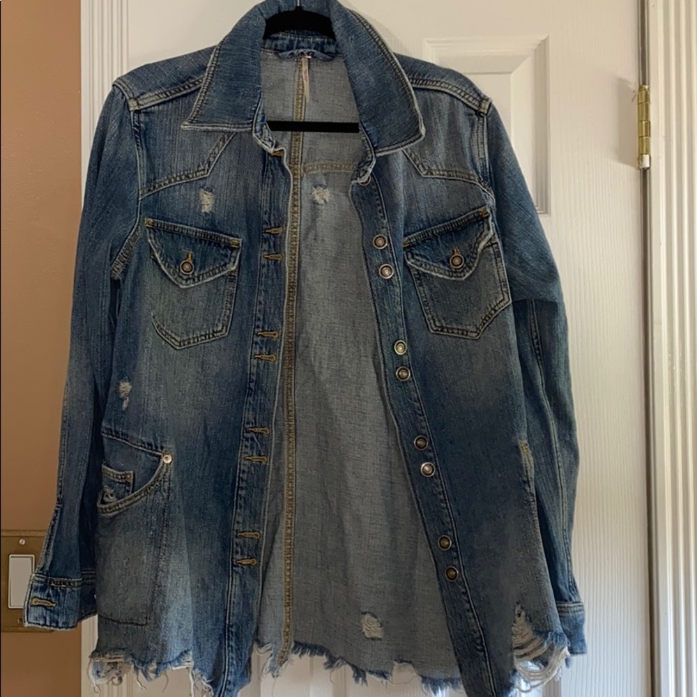 COPY - Free People Denim Shirt Jacket